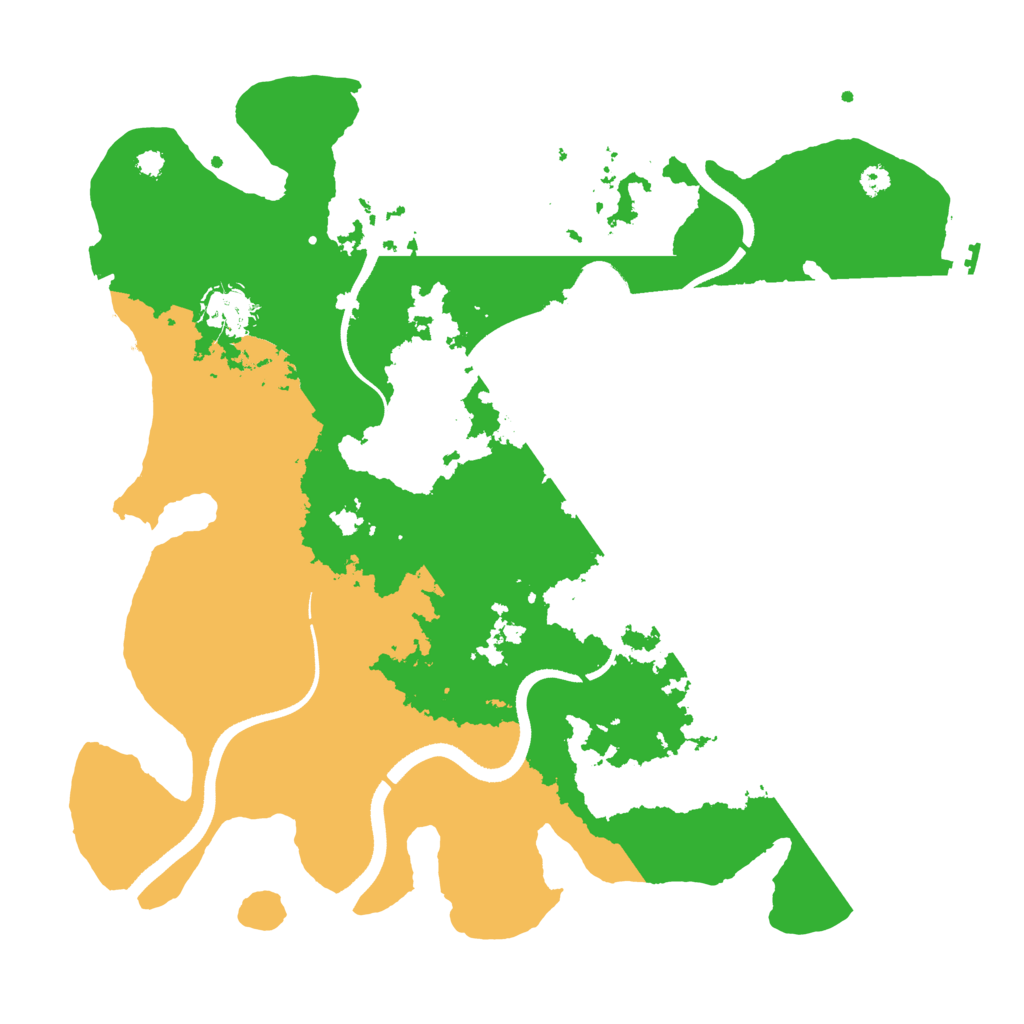 Biome Rust Map: Procedural Map, Size: 3500, Seed: 795327279