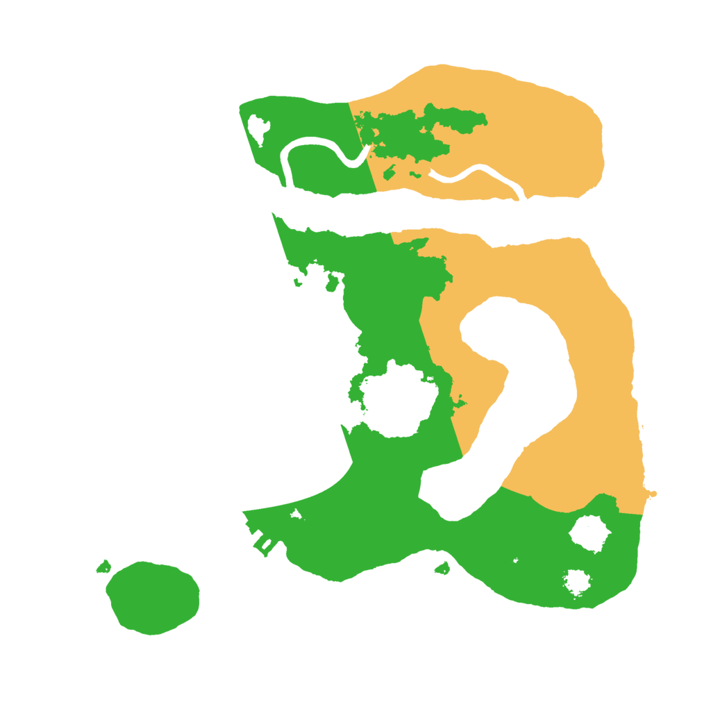 Biome Rust Map: Procedural Map, Size: 2500, Seed: 1881146918