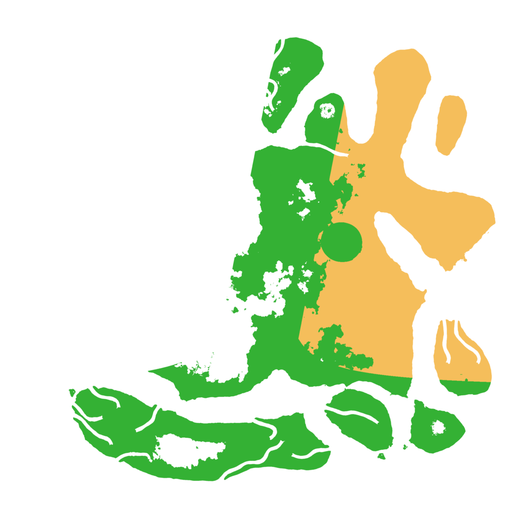 Biome Rust Map: Procedural Map, Size: 3500, Seed: 267965713