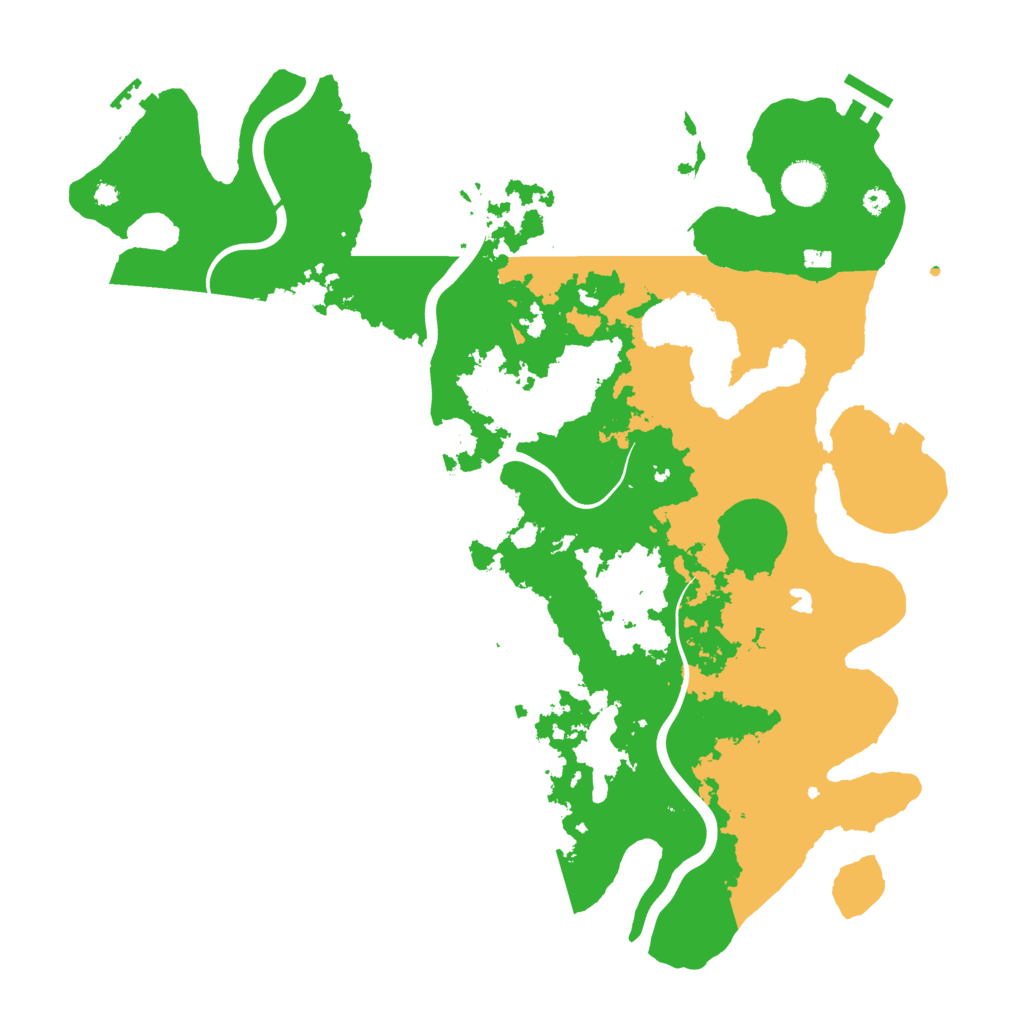 Biome Rust Map: Procedural Map, Size: 4000, Seed: 160