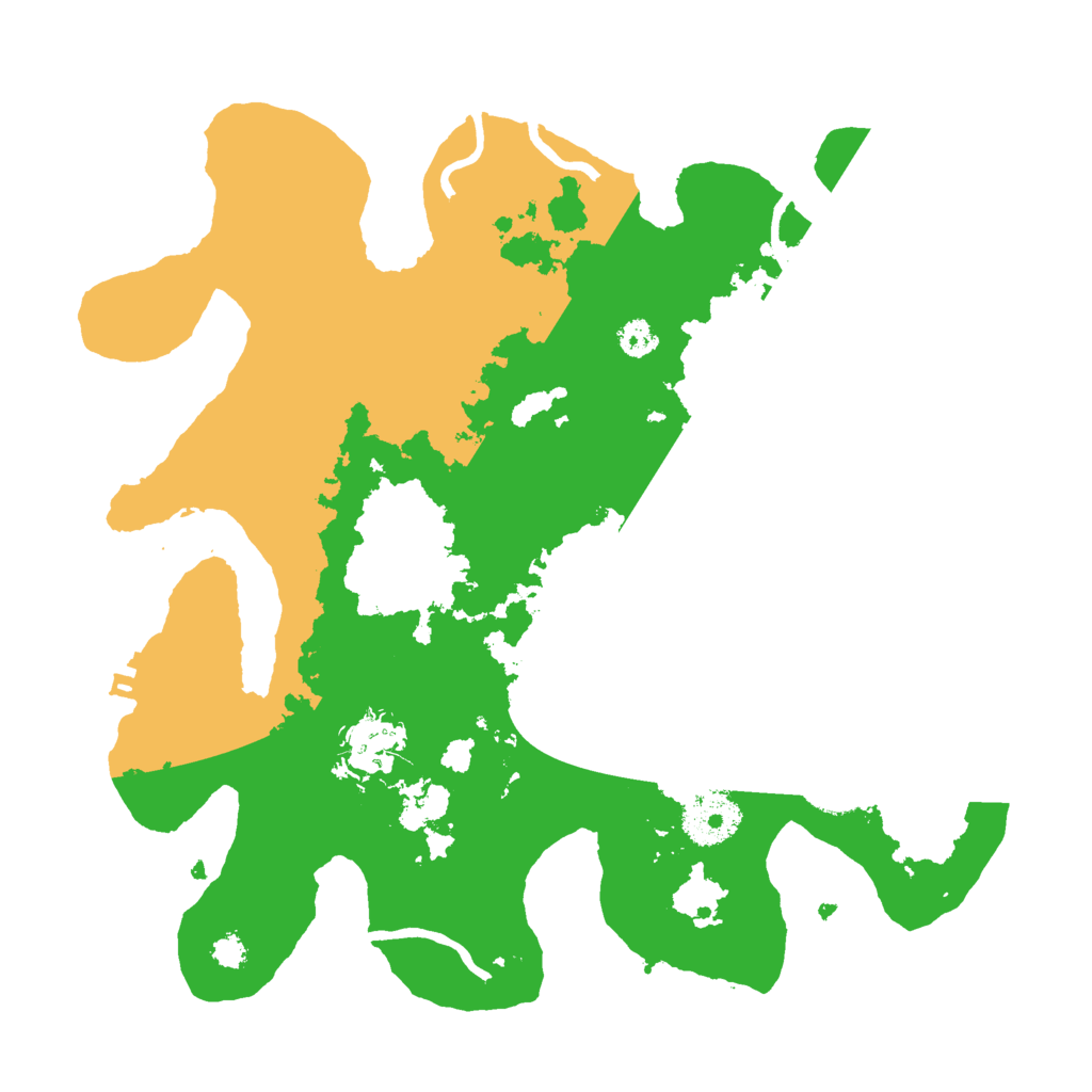 Biome Rust Map: Procedural Map, Size: 3000, Seed: 55163
