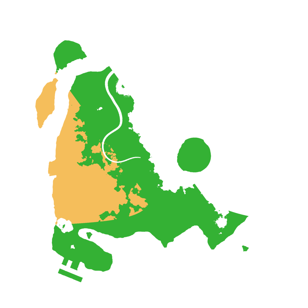 Biome Rust Map: Procedural Map, Size: 2500, Seed: 1778837157