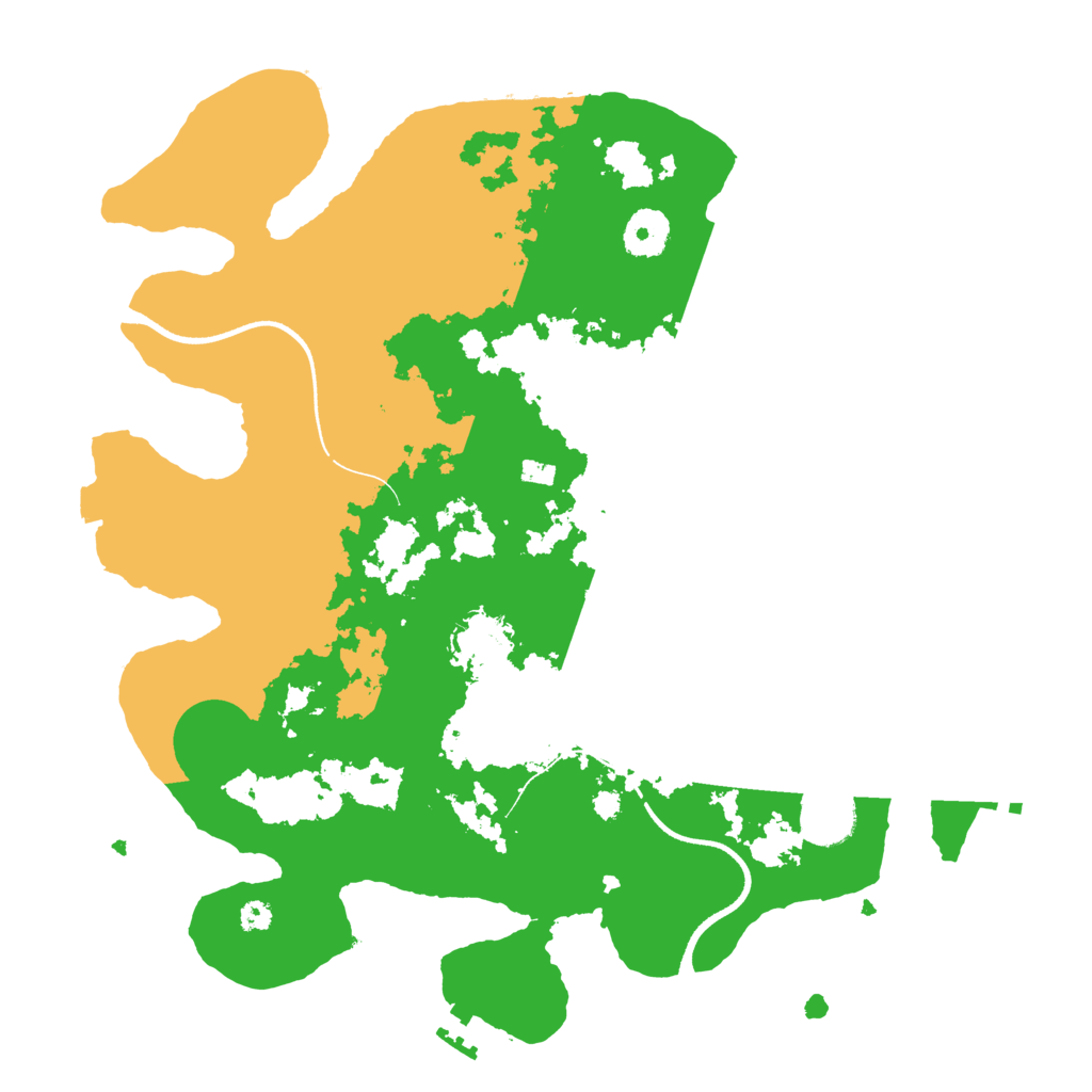 Biome Rust Map: Procedural Map, Size: 3500, Seed: 6272056