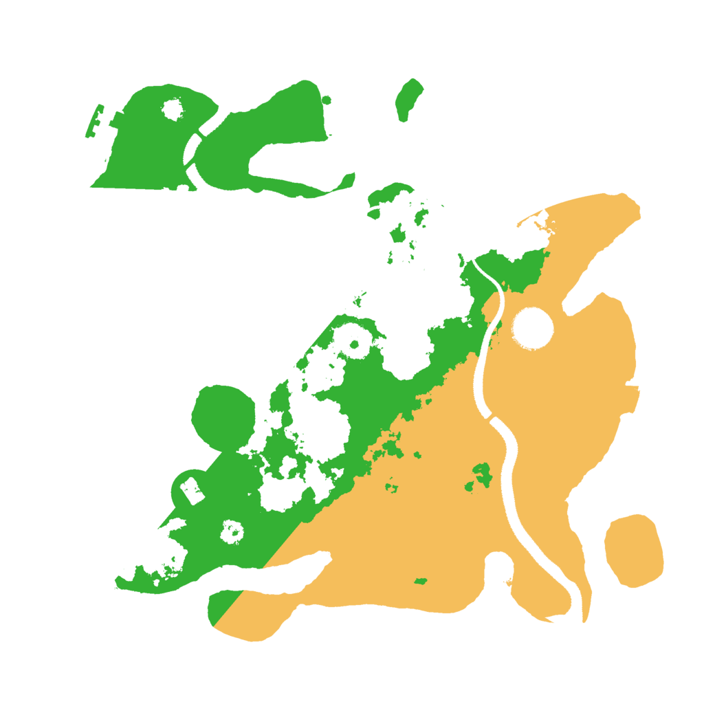 Biome Rust Map: Procedural Map, Size: 3000, Seed: 1929138803