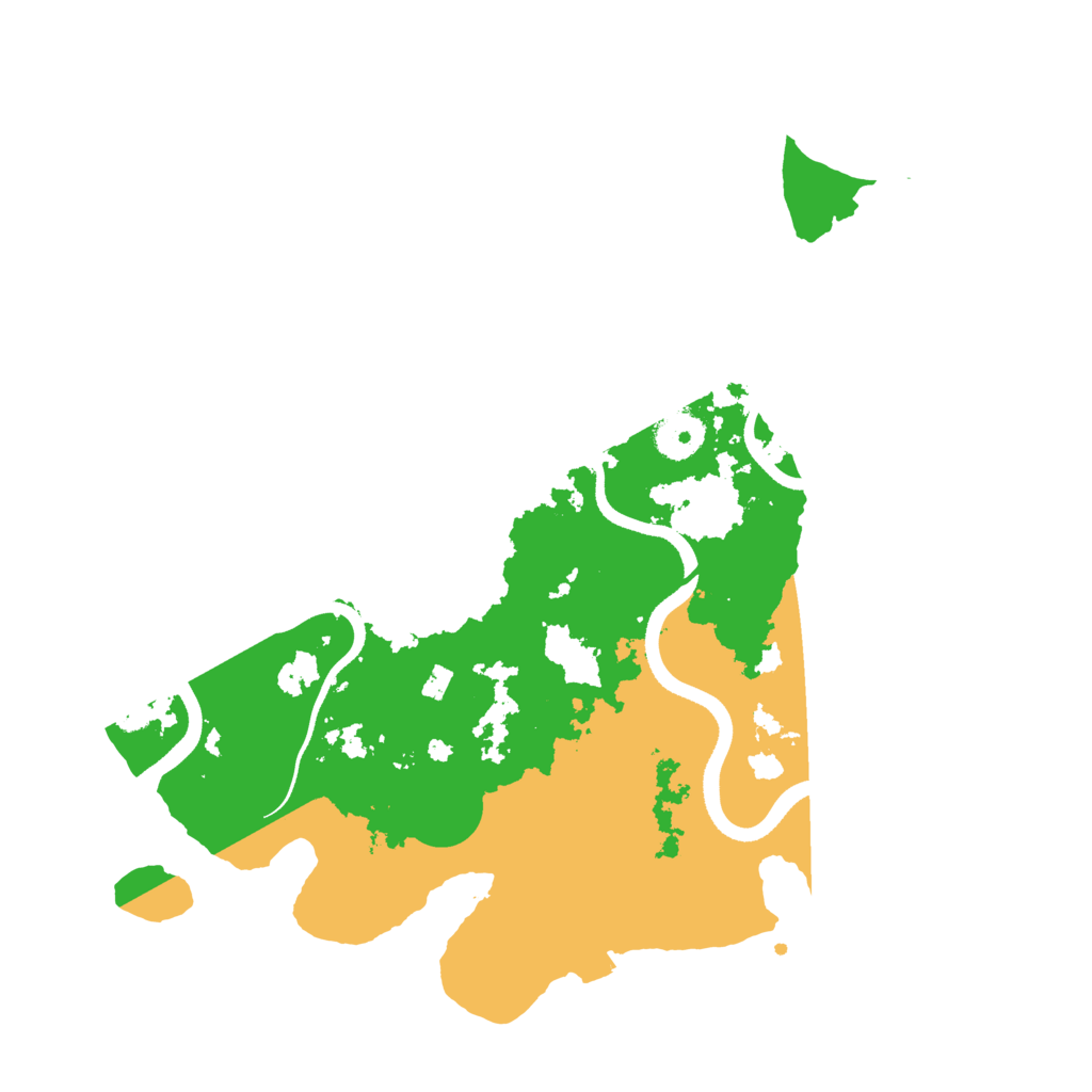 Biome Rust Map: Procedural Map, Size: 3500, Seed: 649157635