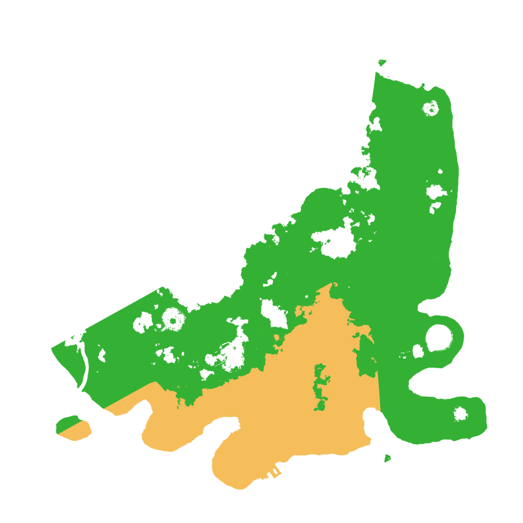 Biome Rust Map: Procedural Map, Size: 3500, Seed: 649157635