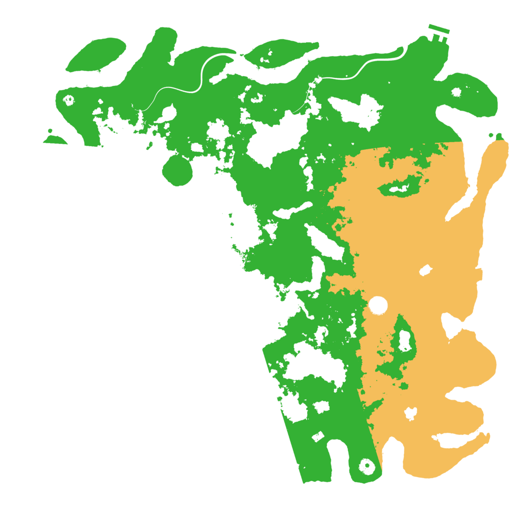 Biome Rust Map: Procedural Map, Size: 5000, Seed: 44304925