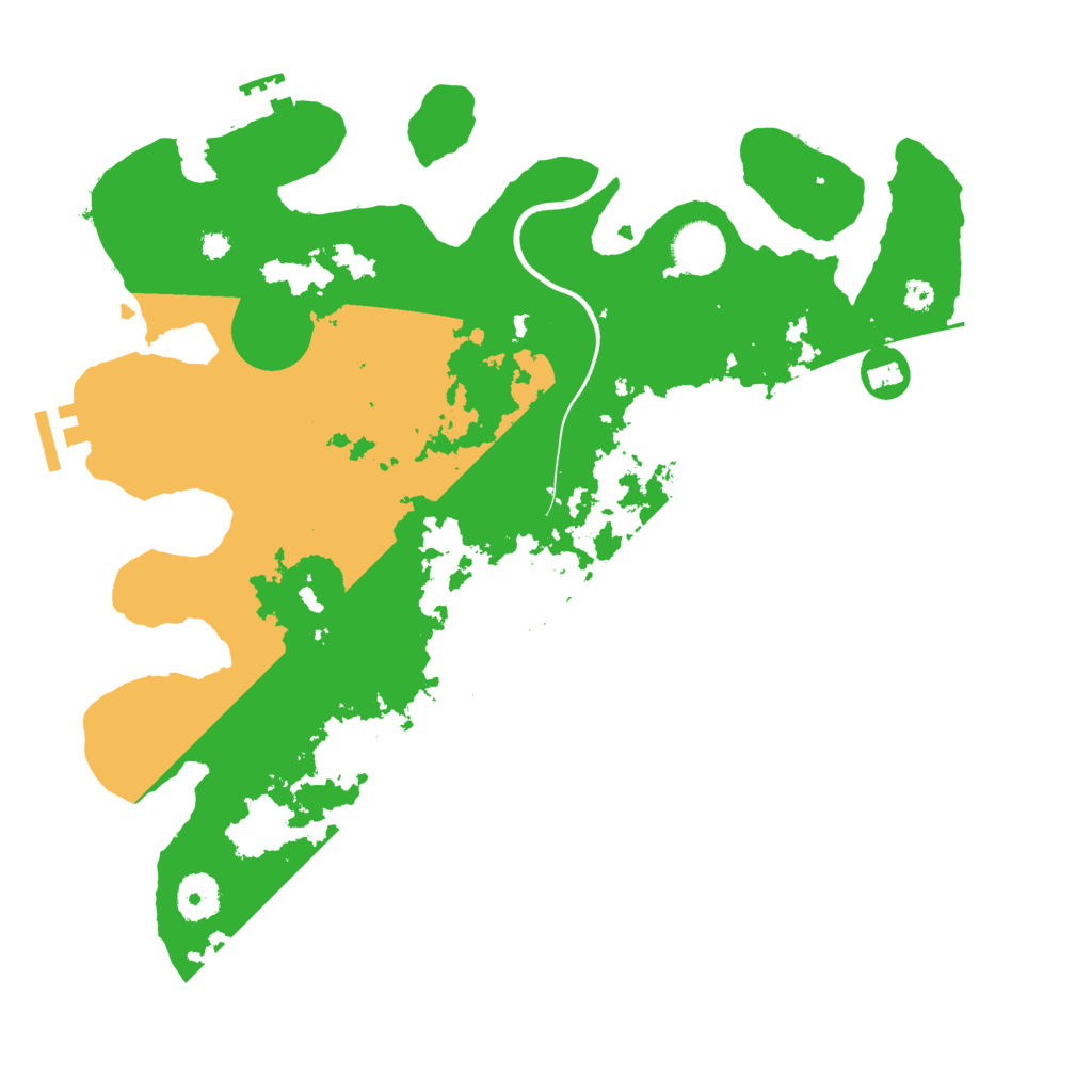 Biome Rust Map: Procedural Map, Size: 3600, Seed: 1754625484