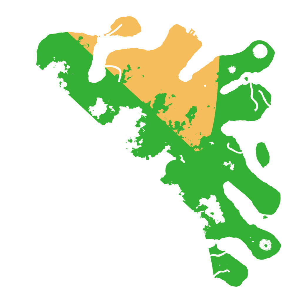 Biome Rust Map: Procedural Map, Size: 3800, Seed: 76438