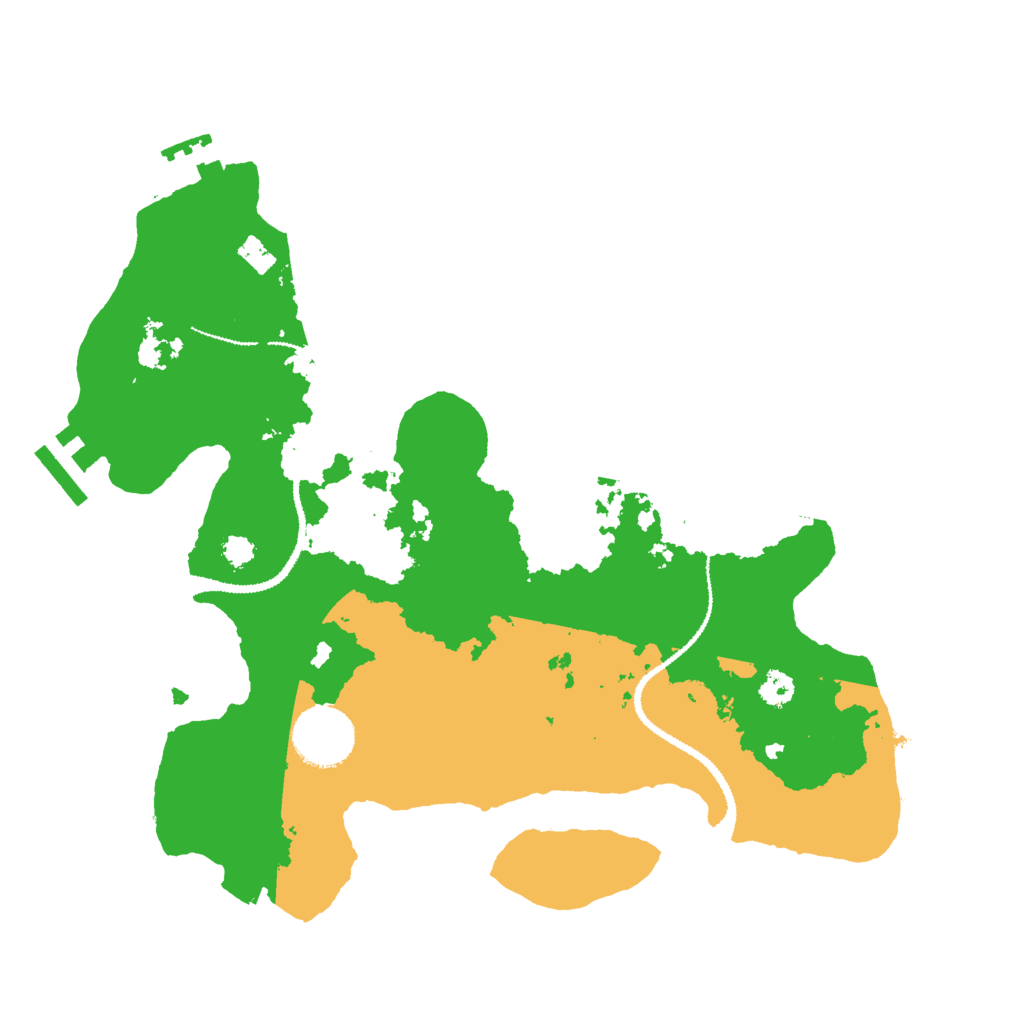 Biome Rust Map: Procedural Map, Size: 3000, Seed: 1151179079