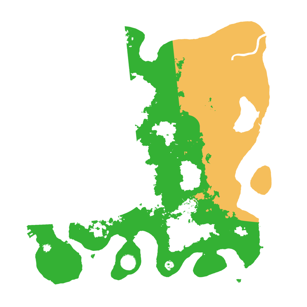 Biome Rust Map: Procedural Map, Size: 3500, Seed: 5286143