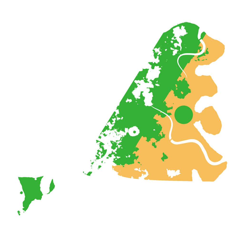 Biome Rust Map: Procedural Map, Size: 3500, Seed: 1613607822