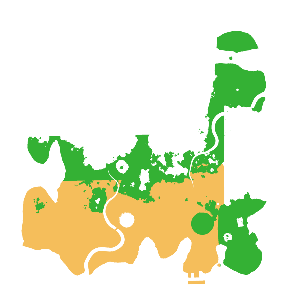 Biome Rust Map: Procedural Map, Size: 3550, Seed: 511688