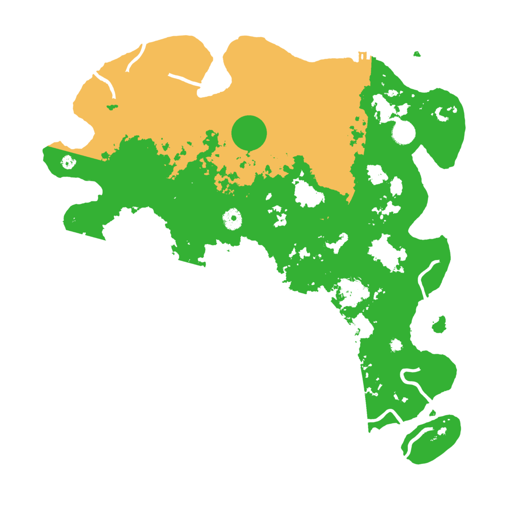 Biome Rust Map: Procedural Map, Size: 3800, Seed: 94362