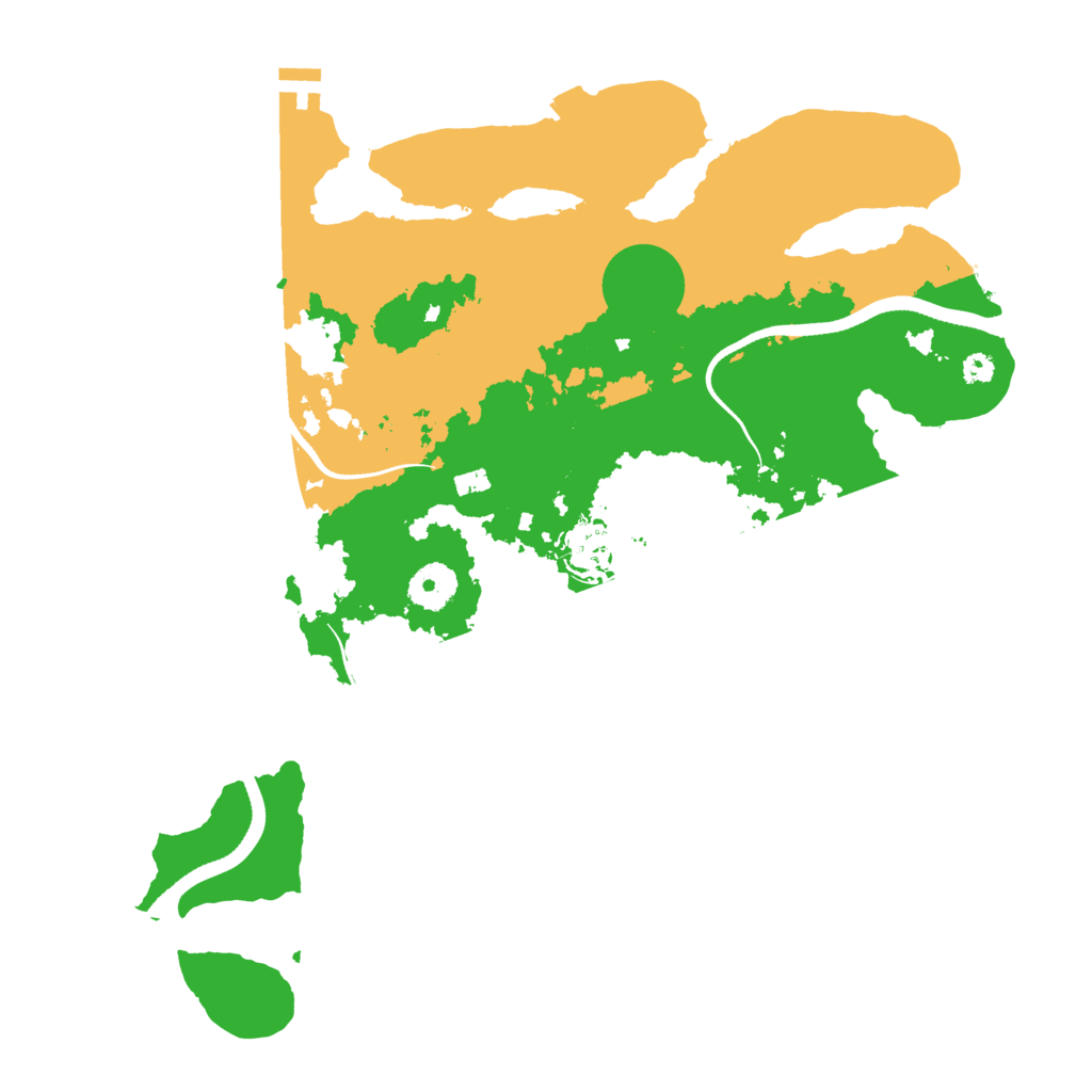Biome Rust Map: Procedural Map, Size: 3500, Seed: 1168704630