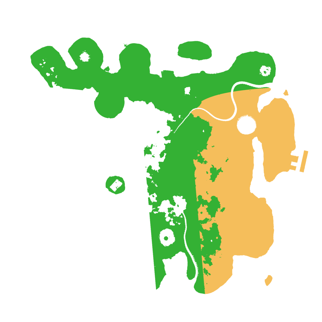 Biome Rust Map: Procedural Map, Size: 3000, Seed: 420691237