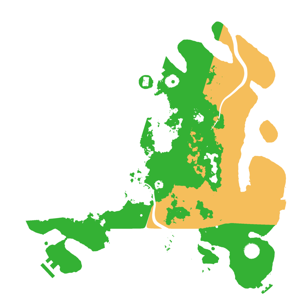 Biome Rust Map: Procedural Map, Size: 3500, Seed: 5061220