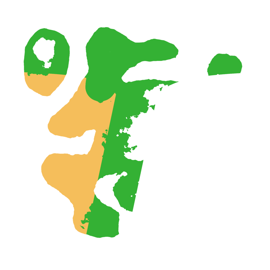 Biome Rust Map: Barren, Size: 2500, Seed: 127647