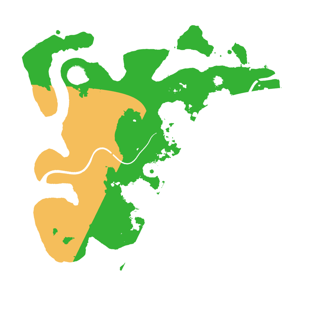 Biome Rust Map: Procedural Map, Size: 3000, Seed: 144564