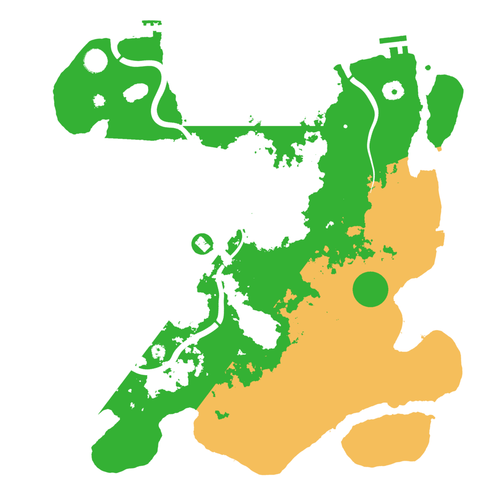 Biome Rust Map: Procedural Map, Size: 3750, Seed: 1244753418