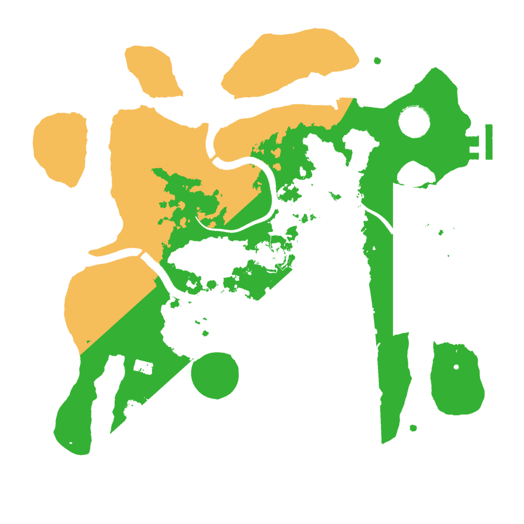 Biome Rust Map: Procedural Map, Size: 3000, Seed: 321531227