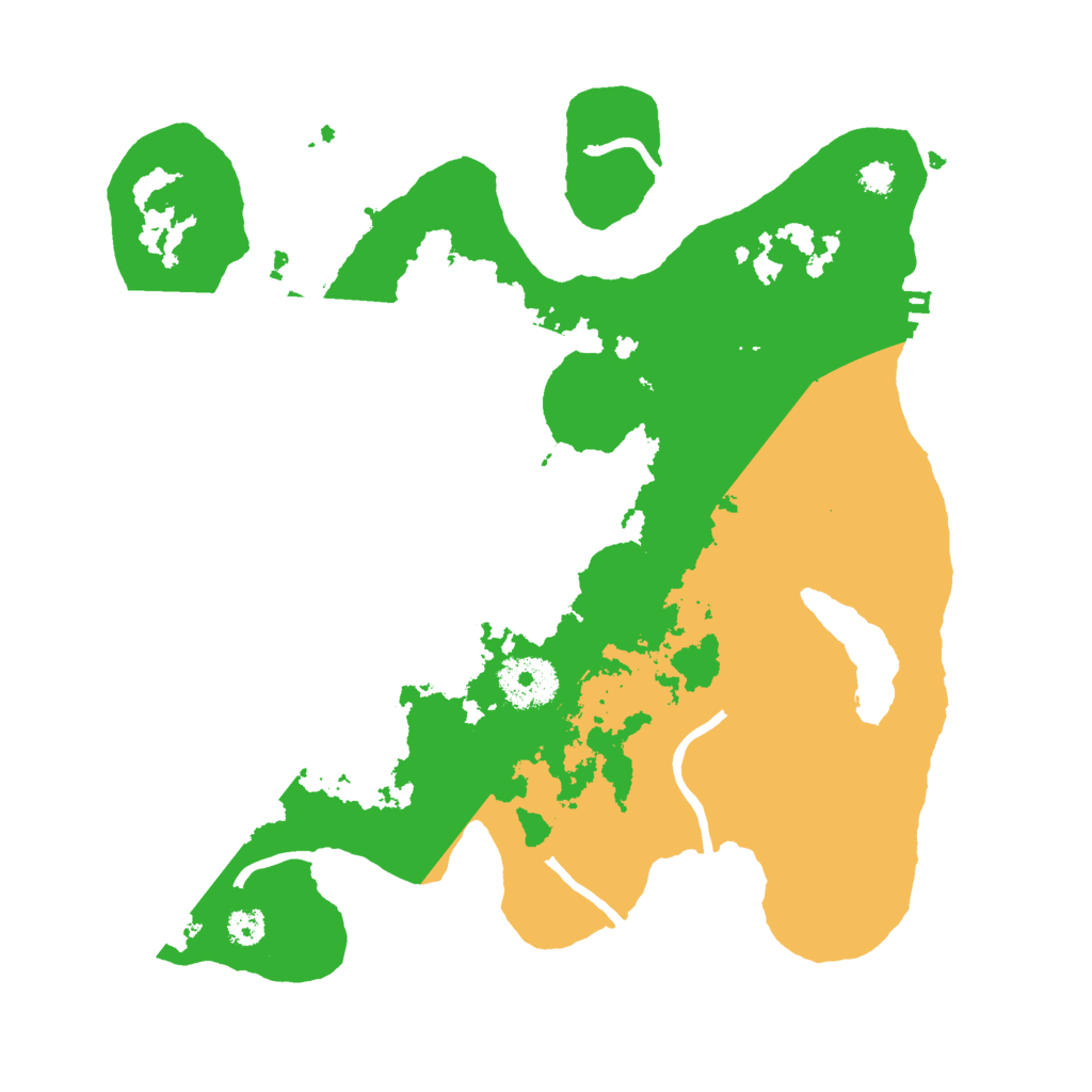 Biome Rust Map: Procedural Map, Size: 3000, Seed: 28277