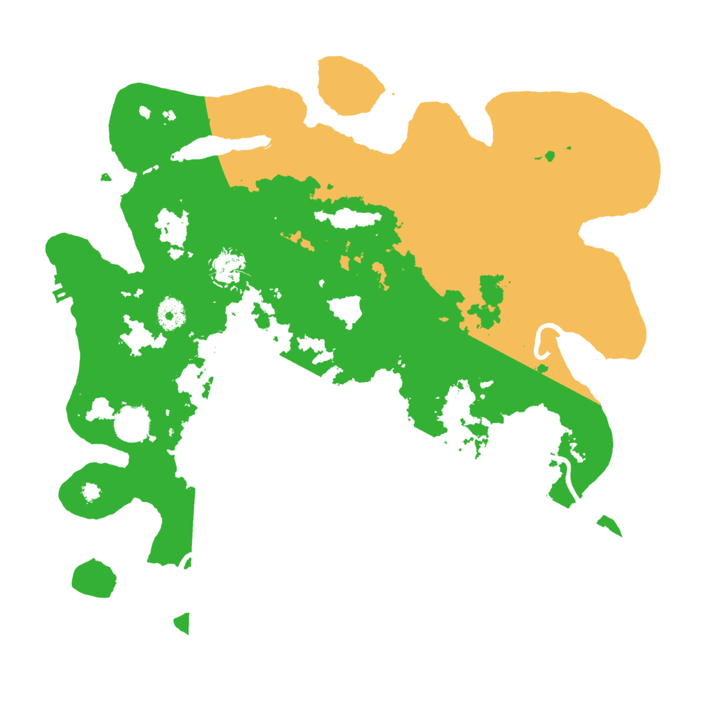 Biome Rust Map: Procedural Map, Size: 3550, Seed: 351292