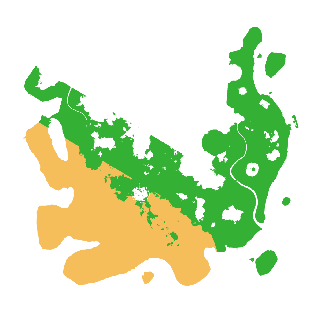 Biome Rust Map: Procedural Map, Size: 3500, Seed: 1538687970