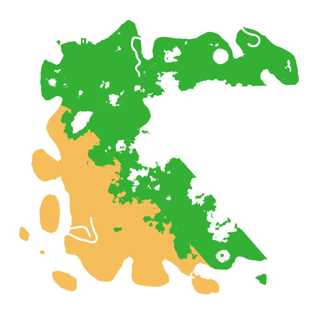 Biome Rust Map: Procedural Map, Size: 3700, Seed: 8103717