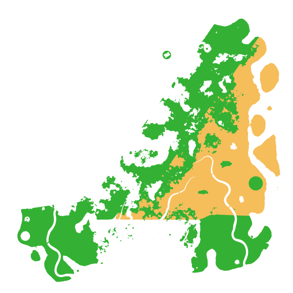Biome Rust Map: Procedural Map, Size: 5500, Seed: 88392