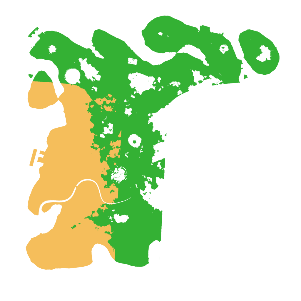 Biome Rust Map: Procedural Map, Size: 3500, Seed: 118501971