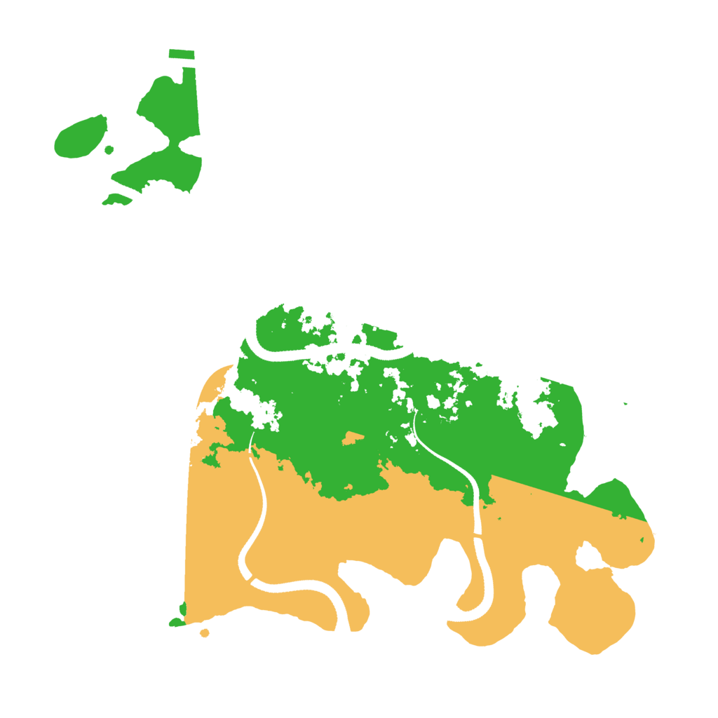 Biome Rust Map: Procedural Map, Size: 3250, Seed: 976890675