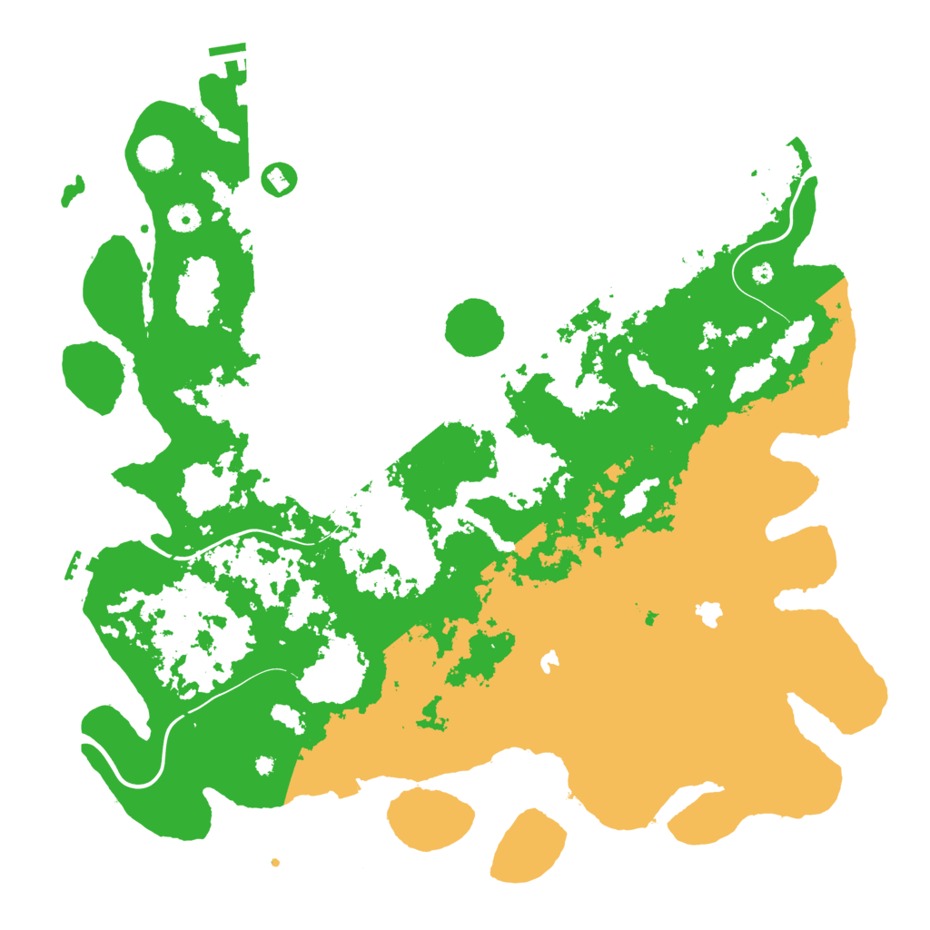 Biome Rust Map: Procedural Map, Size: 4500, Seed: 4904294