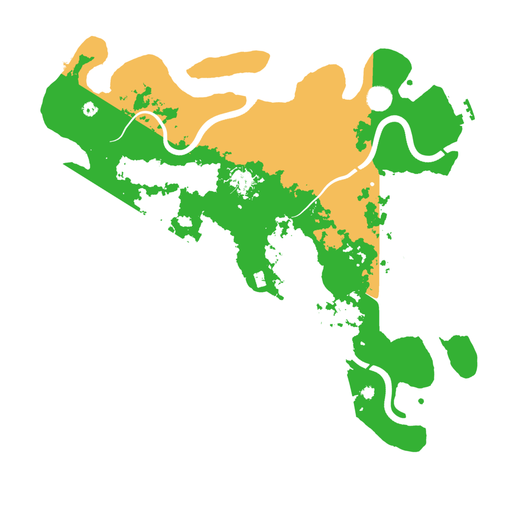 Biome Rust Map: Procedural Map, Size: 3550, Seed: 718030