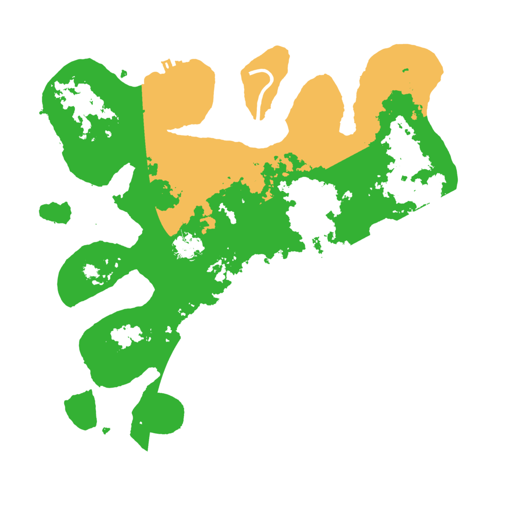 Biome Rust Map: Procedural Map, Size: 3500, Seed: 43536