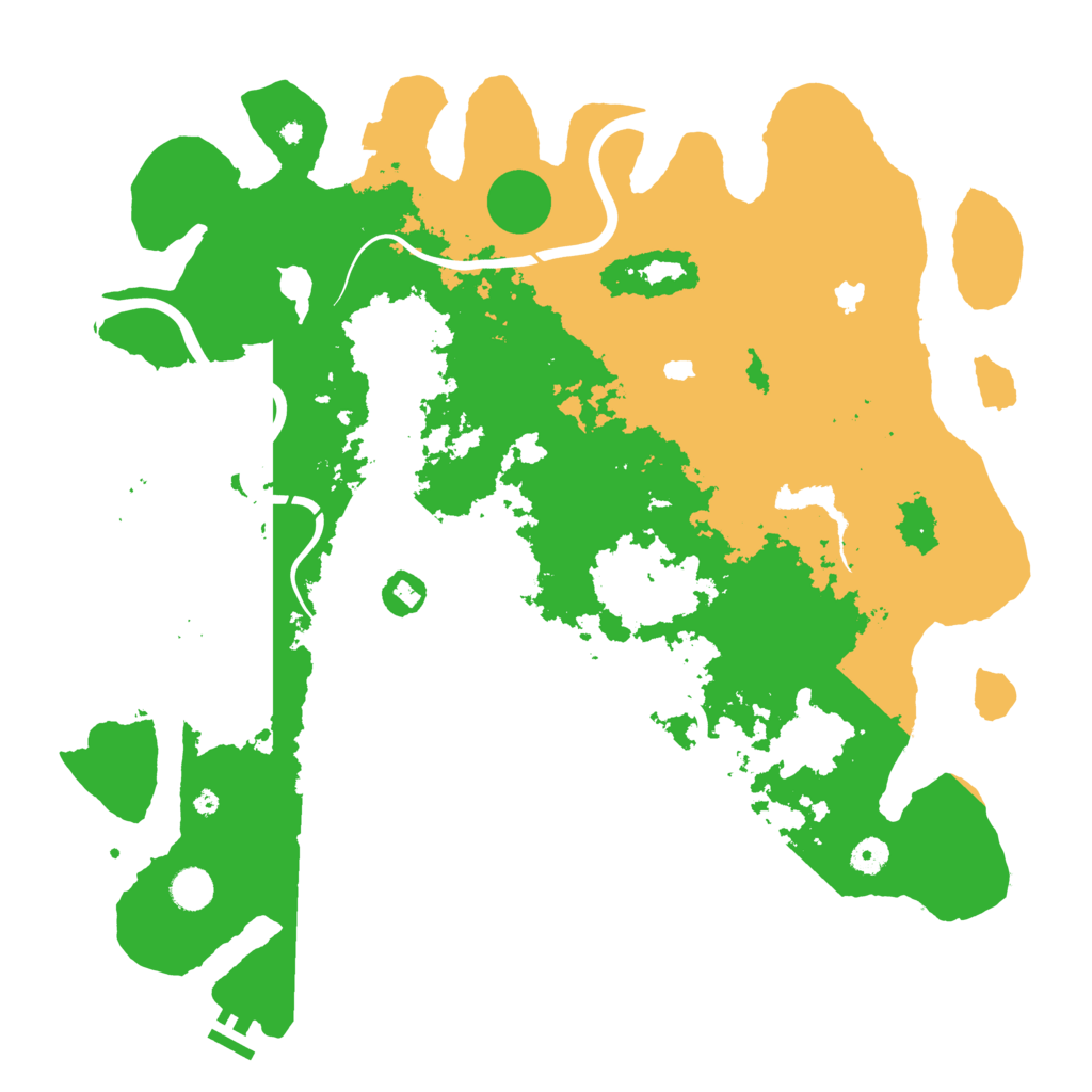 Biome Rust Map: Procedural Map, Size: 4500, Seed: 22764347