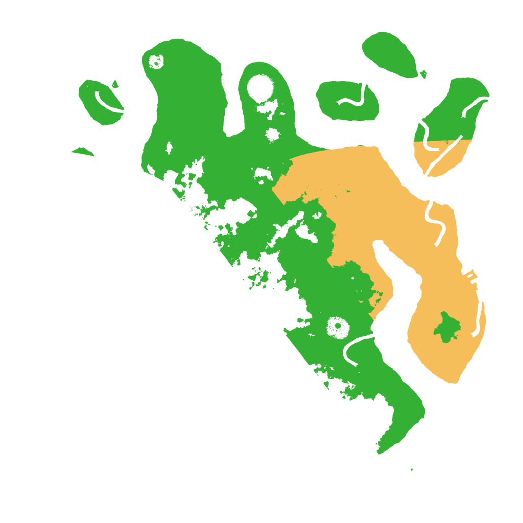 Biome Rust Map: Procedural Map, Size: 3500, Seed: 1053124932