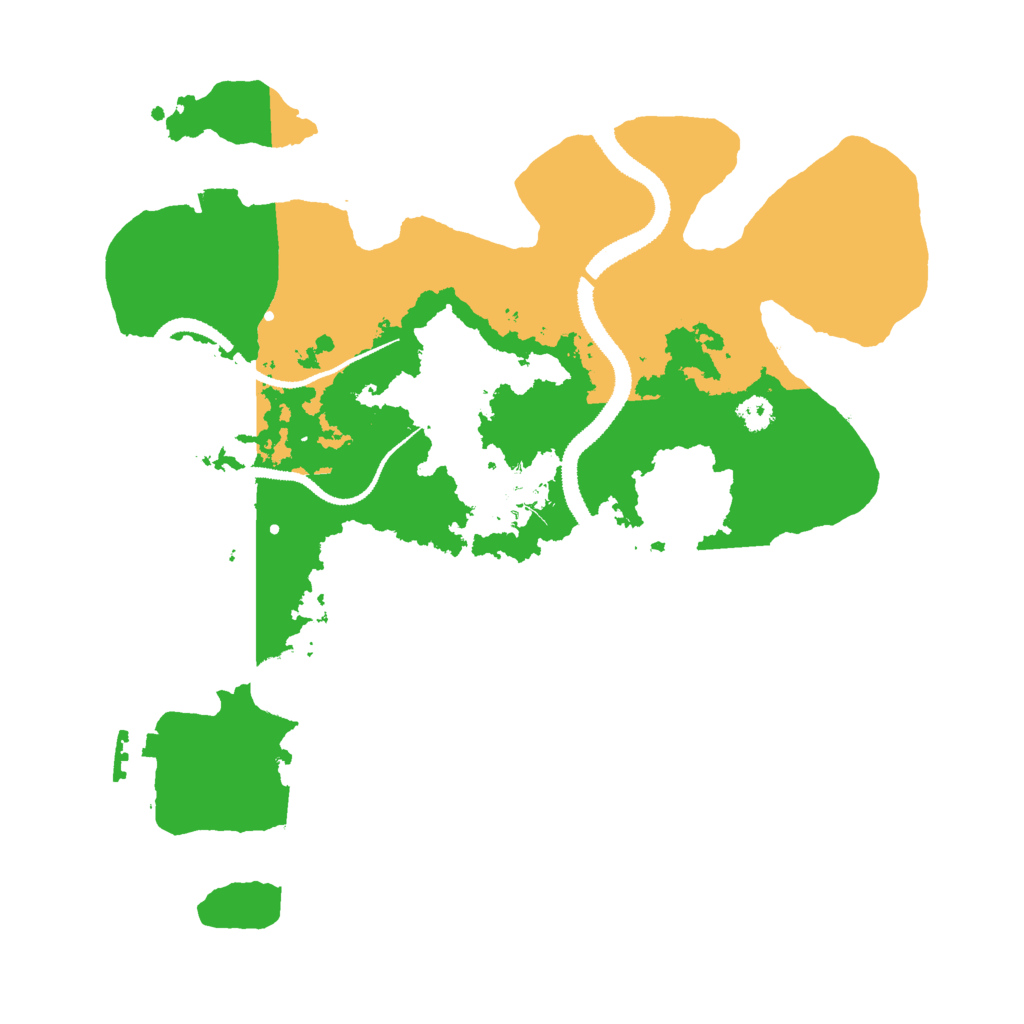 Biome Rust Map: Procedural Map, Size: 3000, Seed: 1649465899