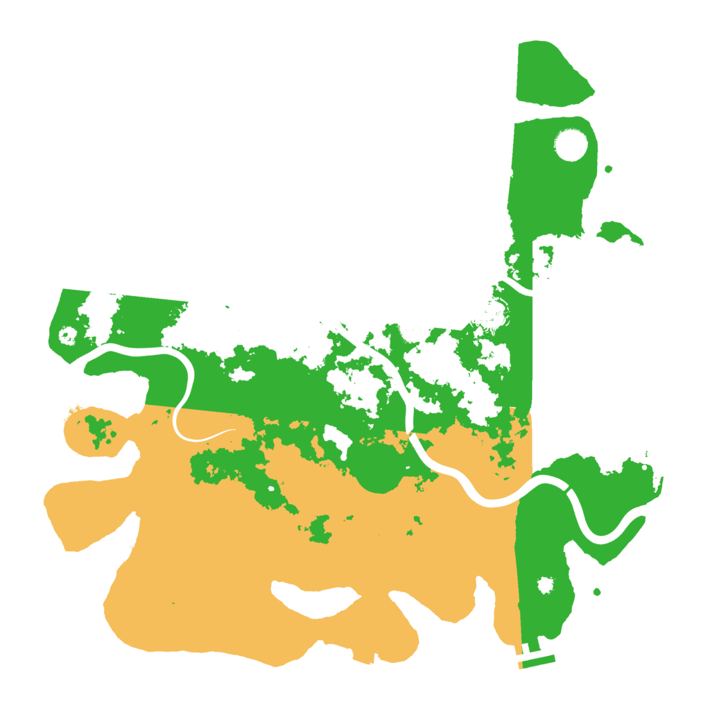 Biome Rust Map: Procedural Map, Size: 3850, Seed: 496105799