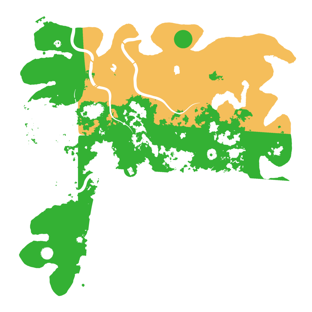 Biome Rust Map: Procedural Map, Size: 4500, Seed: 2842513