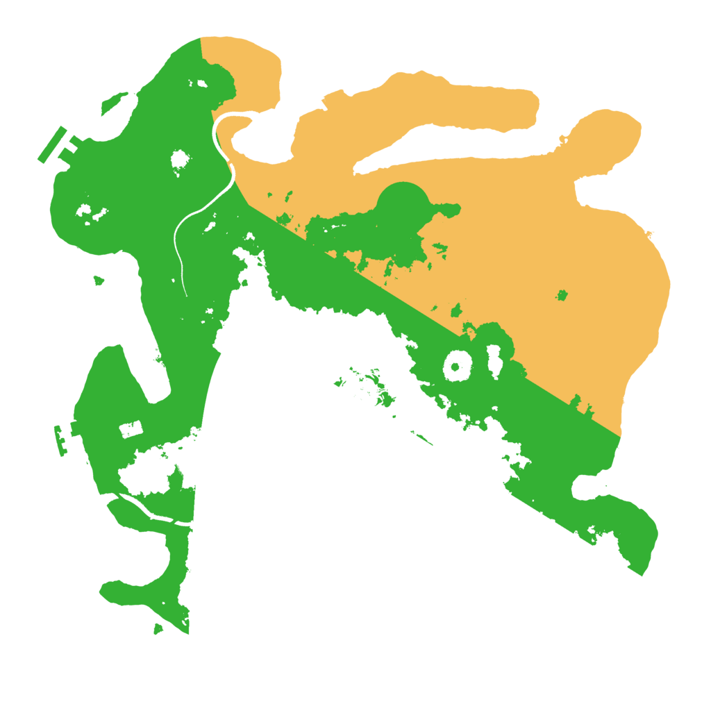 Biome Rust Map: Procedural Map, Size: 3500, Seed: 1580471145