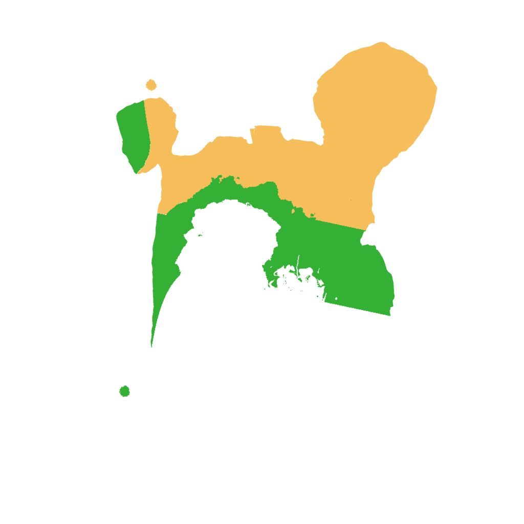 Biome Rust Map: Procedural Map, Size: 2000, Seed: 8754