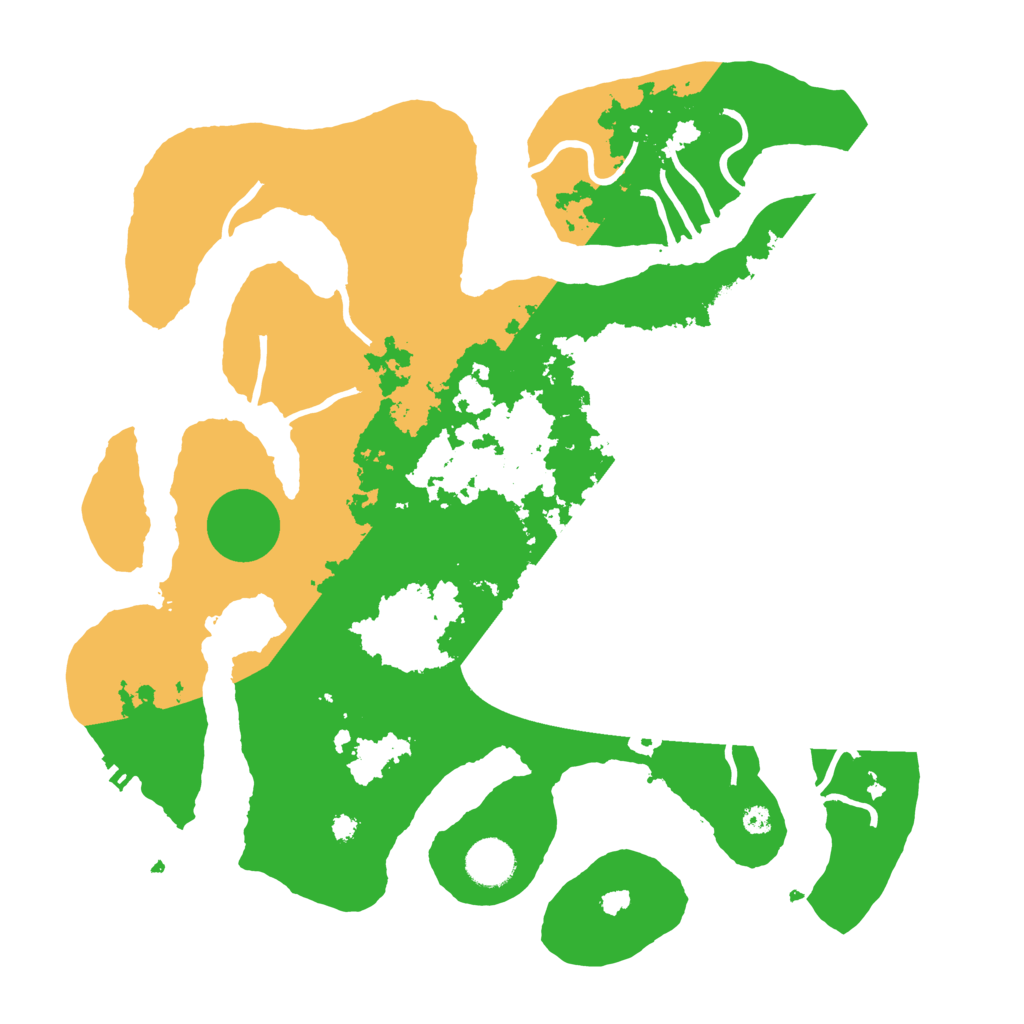 Biome Rust Map: Procedural Map, Size: 3700, Seed: 864666534