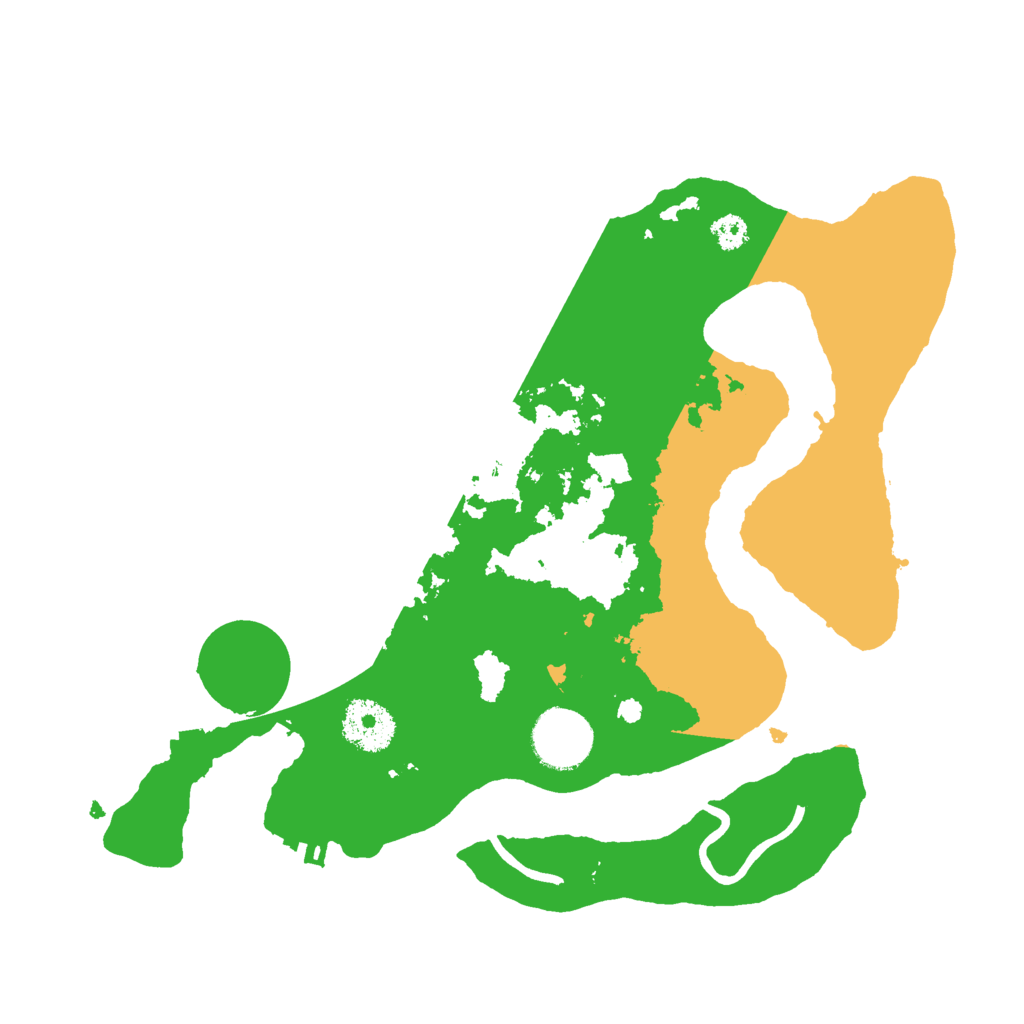 Biome Rust Map: Procedural Map, Size: 3000, Seed: 158706