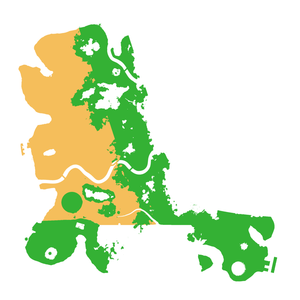 Biome Rust Map: Procedural Map, Size: 3800, Seed: 1256804070