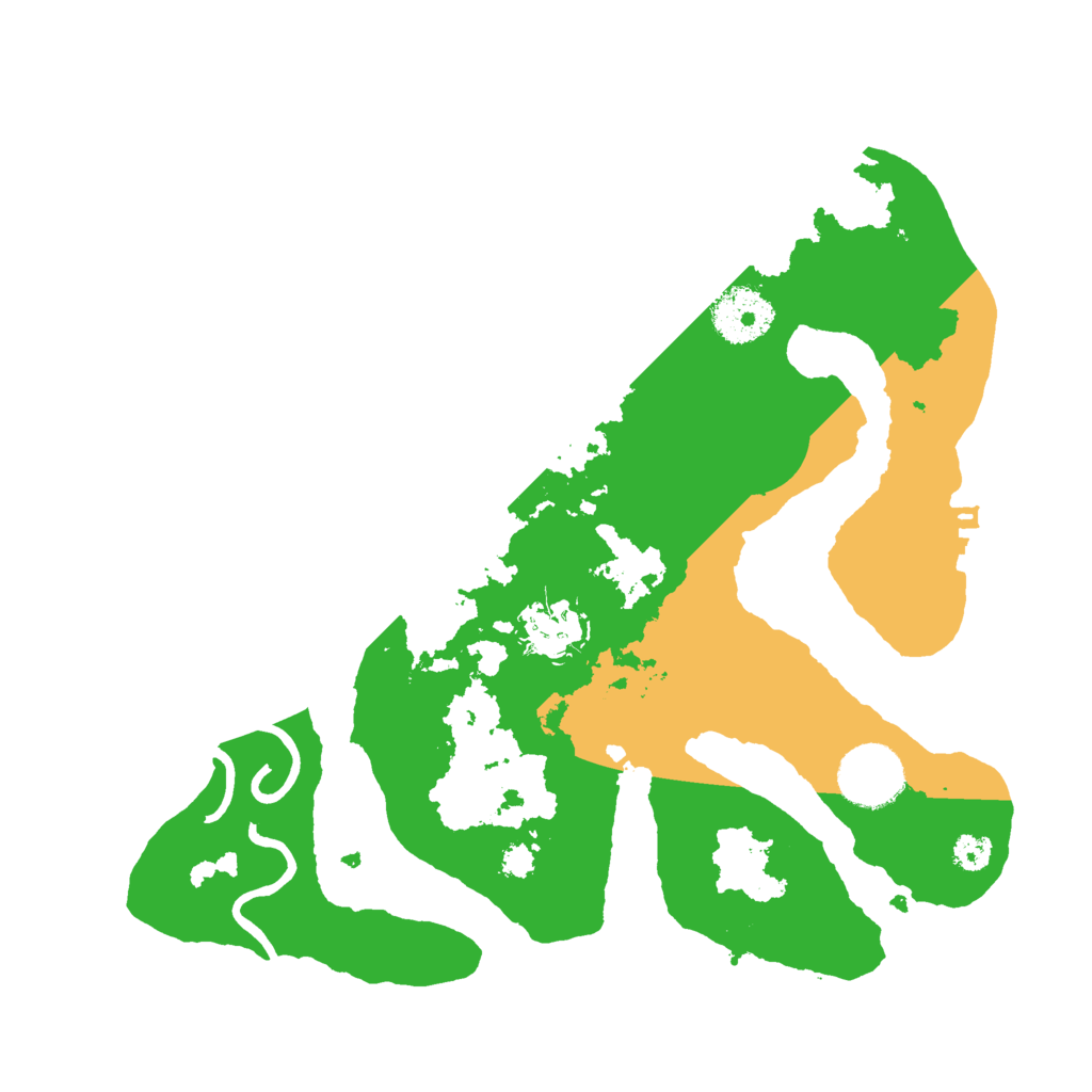 Biome Rust Map: Procedural Map, Size: 3000, Seed: 1192709387