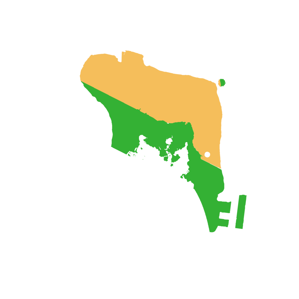 Biome Rust Map: Procedural Map, Size: 1600, Seed: 3