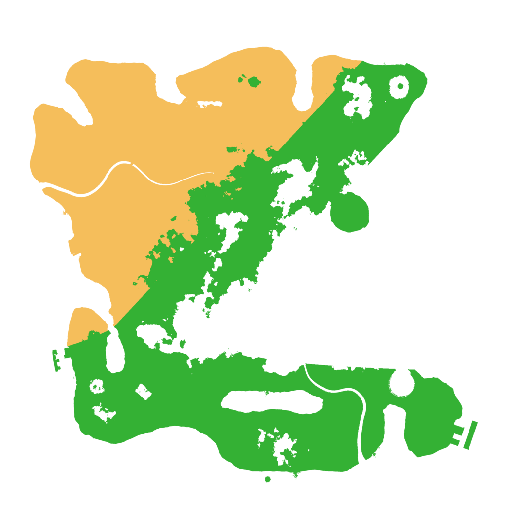 Biome Rust Map: Procedural Map, Size: 3500, Seed: 5949584