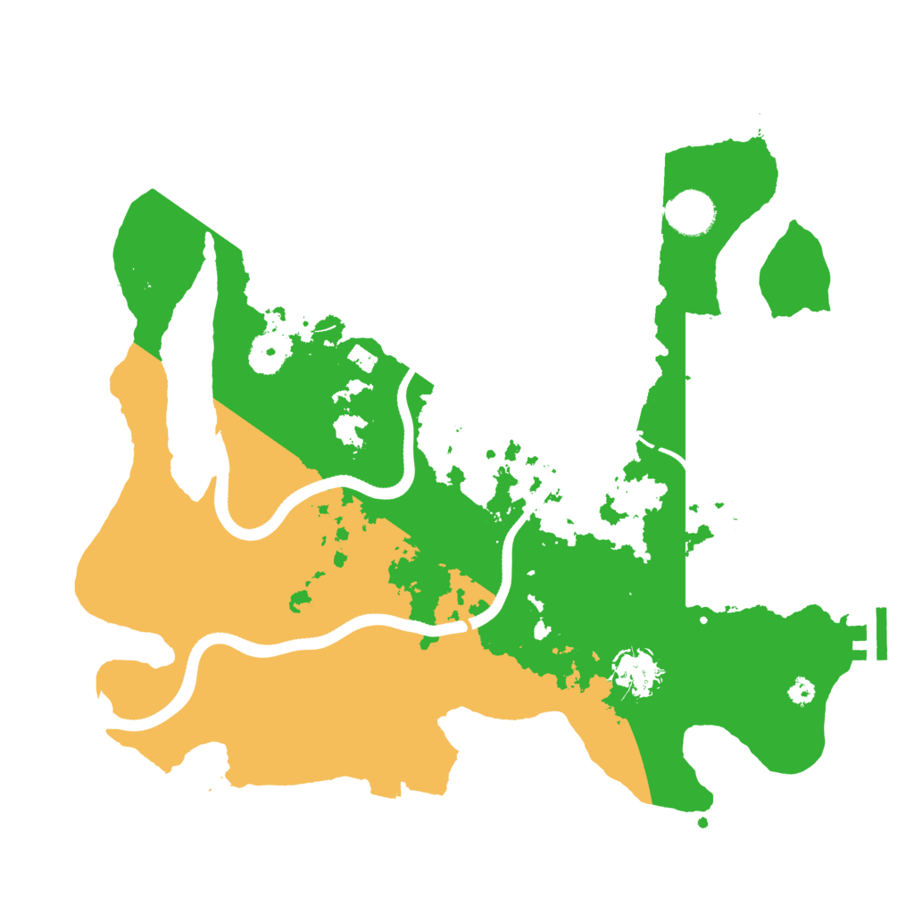 Biome Rust Map: Procedural Map, Size: 3500, Seed: 1576953958