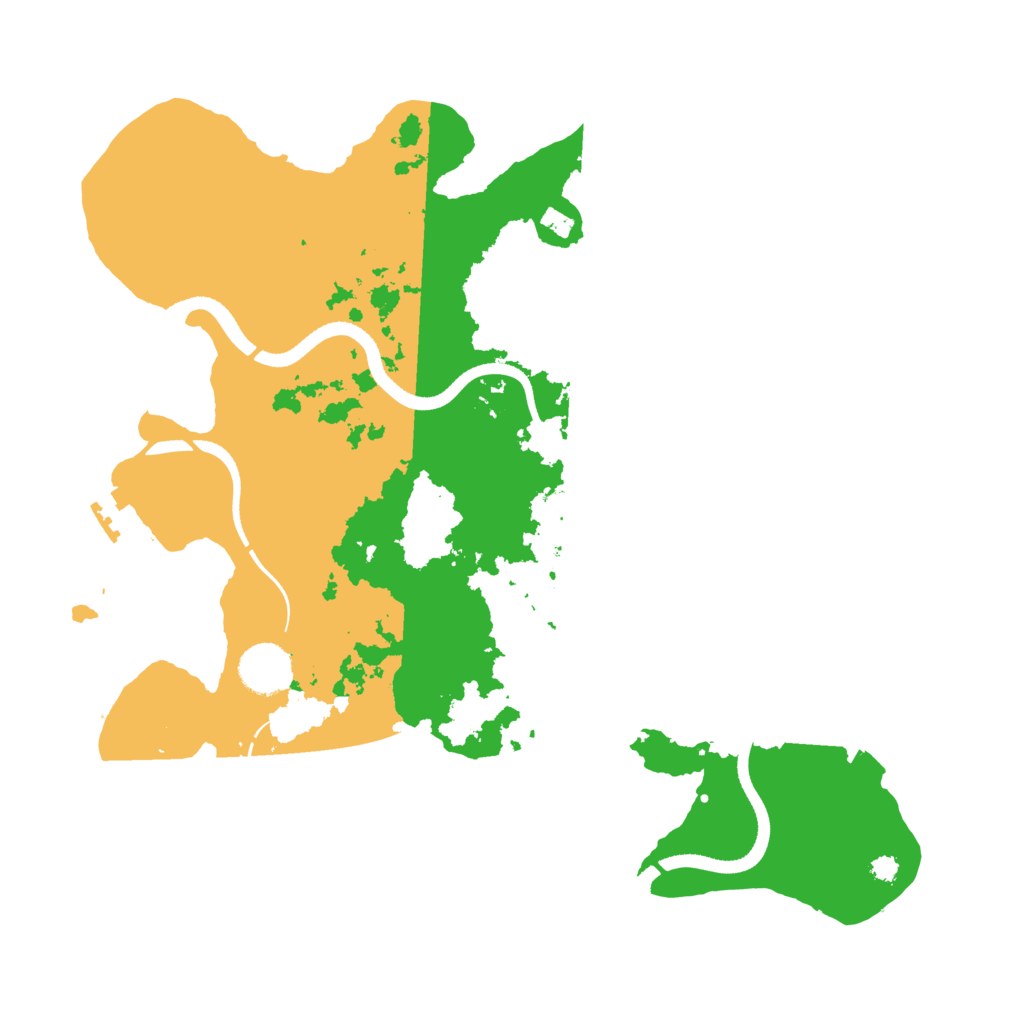 Biome Rust Map: Procedural Map, Size: 3500, Seed: 1539465214